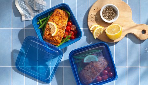 Food storage meal prep container